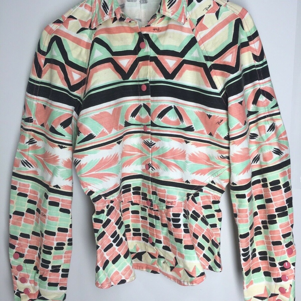 Emilio Pucci Firenze Jacket Blazer Tight Waist